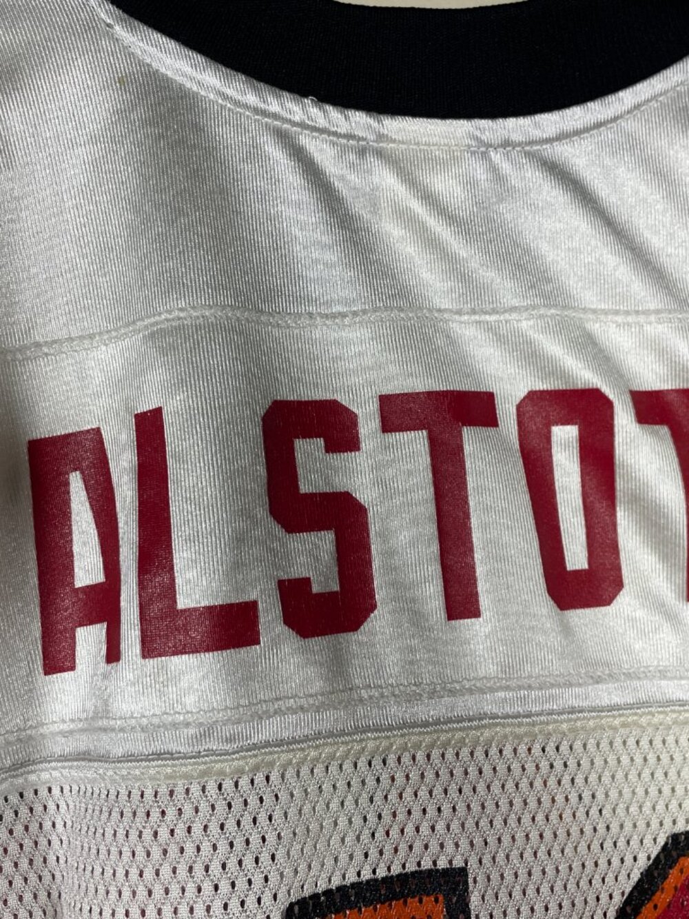 Mike Alstott #40 Reebok Tampa Bay Buccaneers Jersey White L On-Field! - Picture 5 of 7